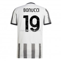 Camisola Juventus Bonucci 19 Equipamento Primeiro 2022-2023 Manga Corta